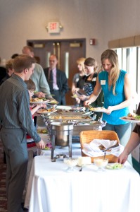 buffet line