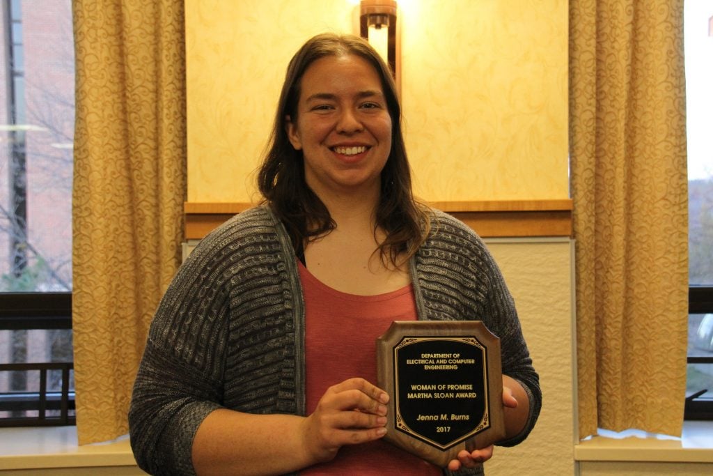 Jenna Burns, 2017 ECE Woman of Promise