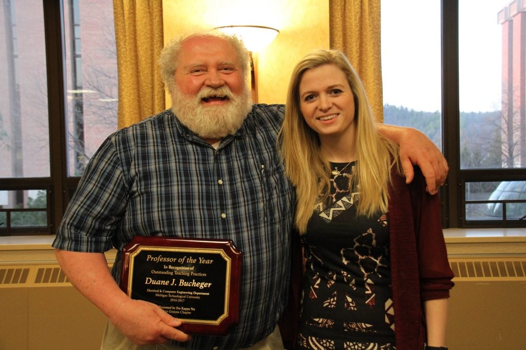 Duane Bucheger, HKN Professor of the Year, presented by Libbey Held