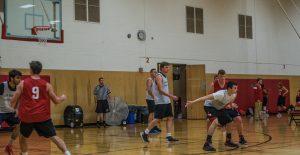 Aaron competing with the Michigan Tech Basketball Club in the Bucky Classic Tournament at the University of Wisconsin - Madison