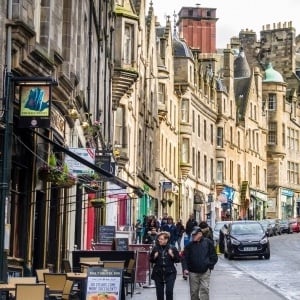 Street scene in Edinburgh