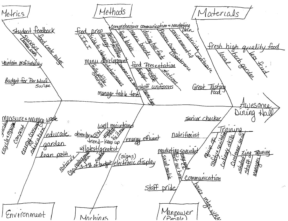 fish bone diagram