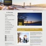 Screenshot of TechAlum eNewsletter from 2018.