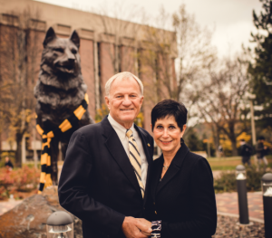 President Glenn Mroz and Mrs. Gail Mroz