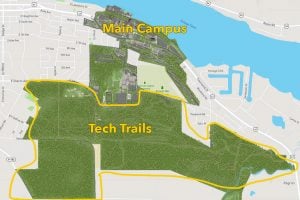 Map of Michigan Tech campus