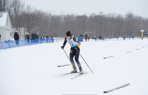 Michigan Tech skier