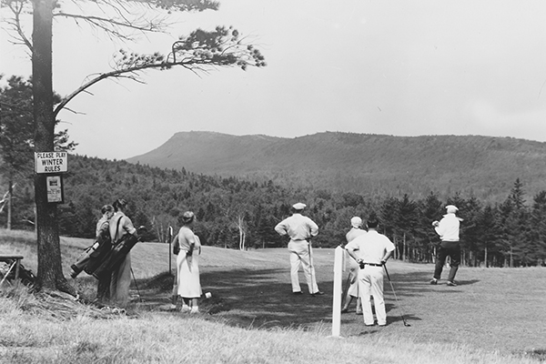 Golfers at Keweenaw Mountain Lodge