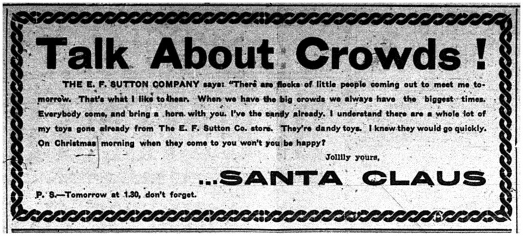 Printed in the Daily Mining Gazette, December 19, 1903, page 10