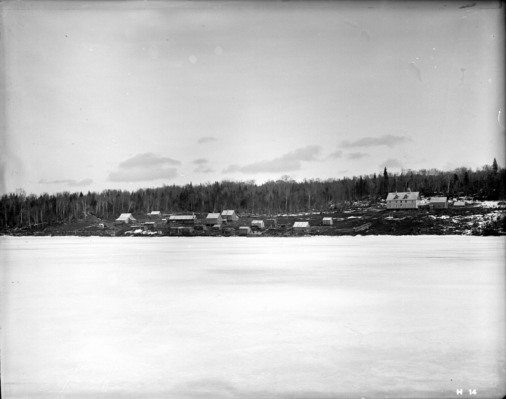 Isle Royale in Winter. (Photo courtesy of the Keweenaw Digital Archives.)