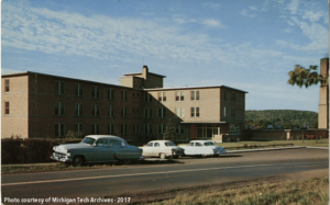 A view of the new Copper Country Sanatorium, built in 1950 and pictured here in 1955. 