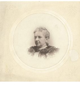 Portrait of an older Charlotte Brockway