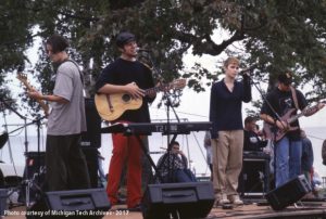 Local band performing at K-Day, 1997.