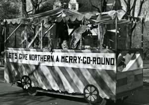 Homecoming float, 1948.