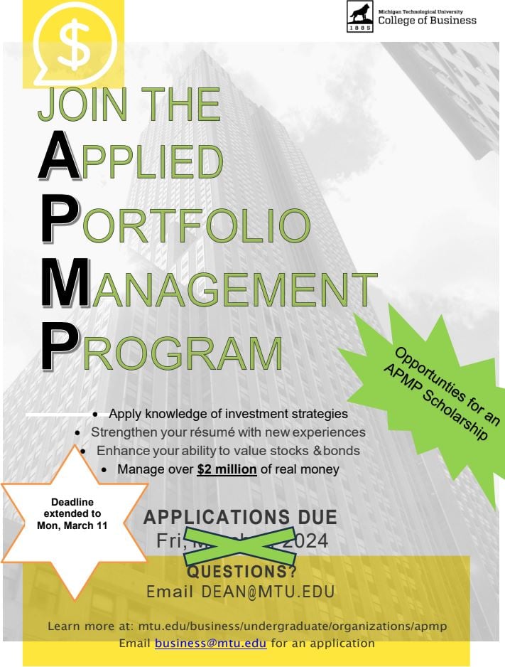 APMP Accepting Applications for 202425 College of Business Advising