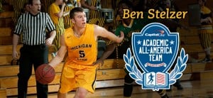 Finance major Ben Stelzer was named an Academic All-American.