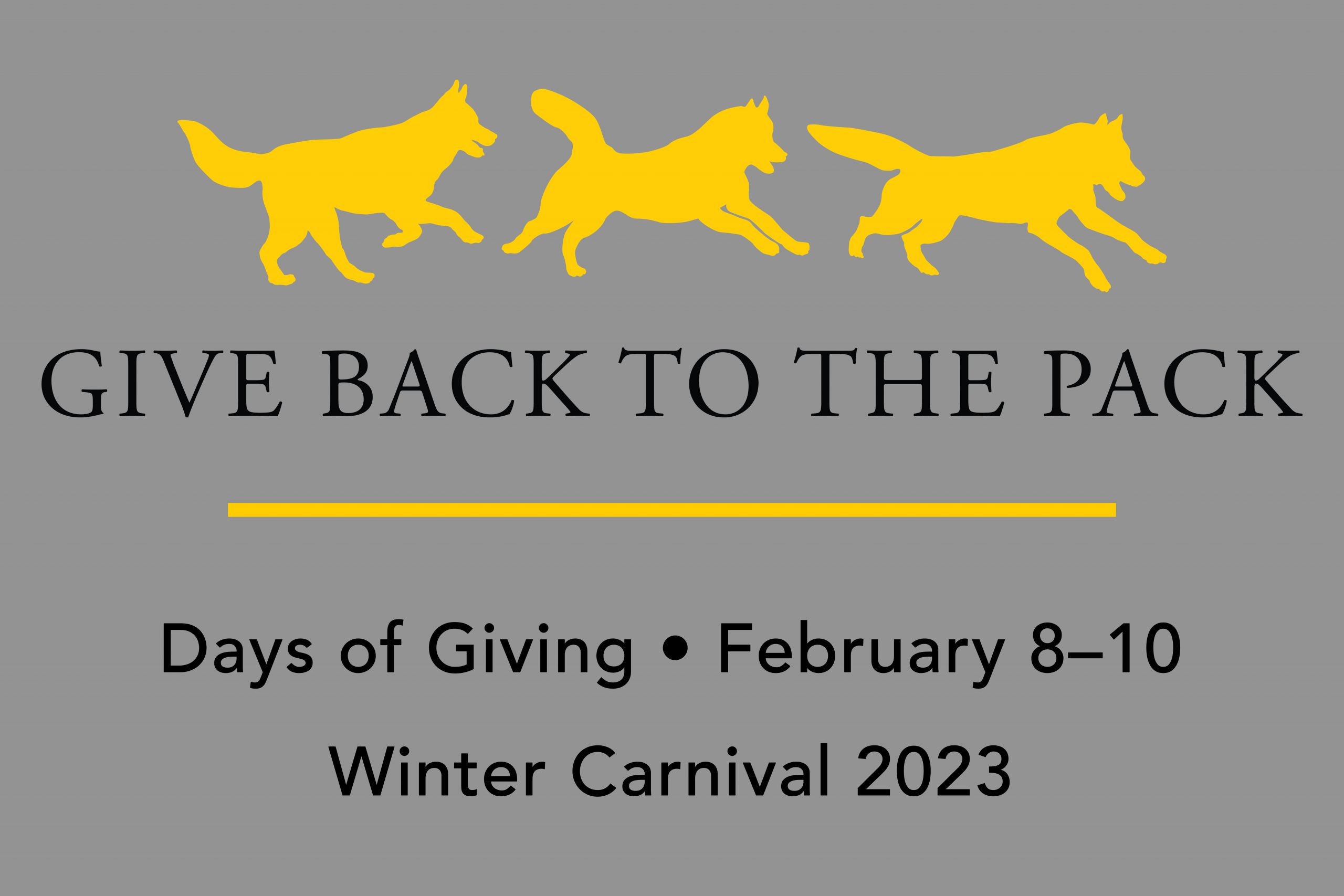 Give Back to the Pack graphic