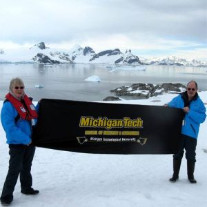 Mimi and Tom Merz in Antarctica