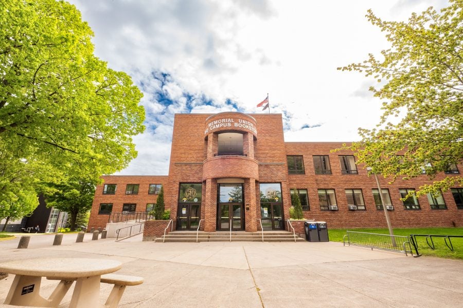 The north side of the Memorial Union Ballroom on the Michigan Tech Campus, where the College of Business Career Fair will take place Oct. 23