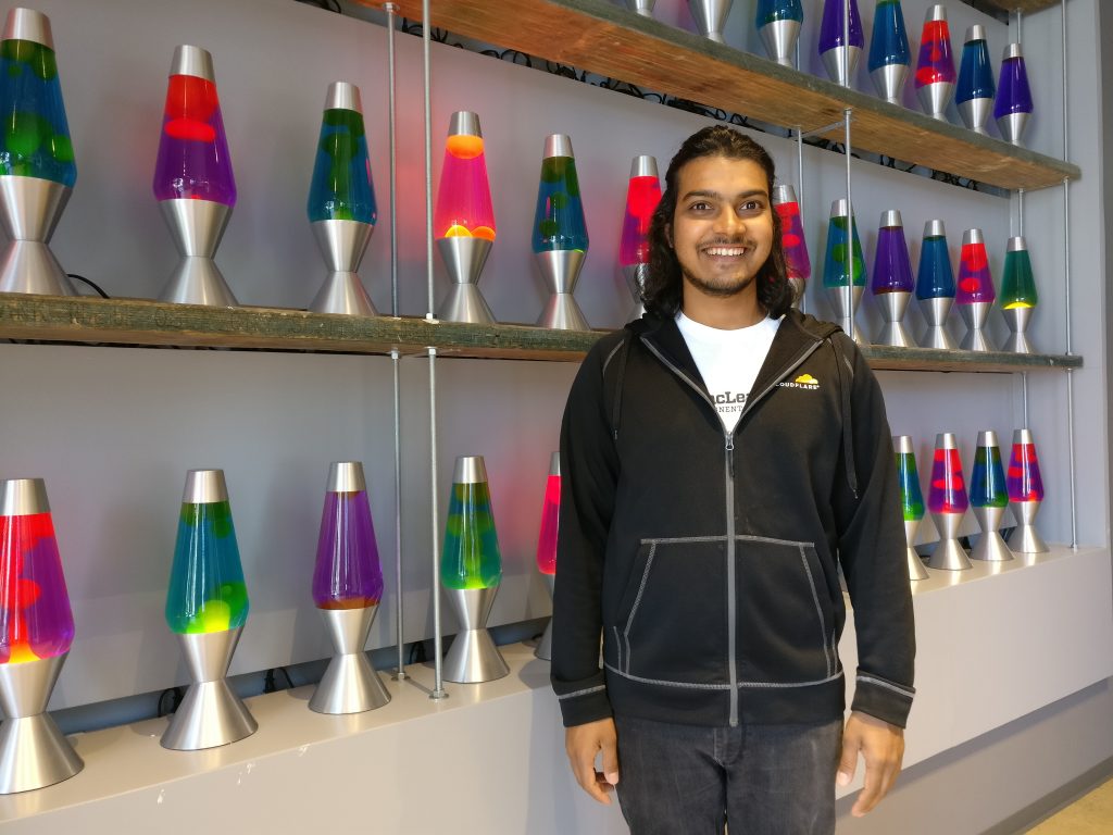 Sachin Fernandes, a Michigan Tech Alumni '17 with a degree in Computer Engineering, working at Cloudflare.