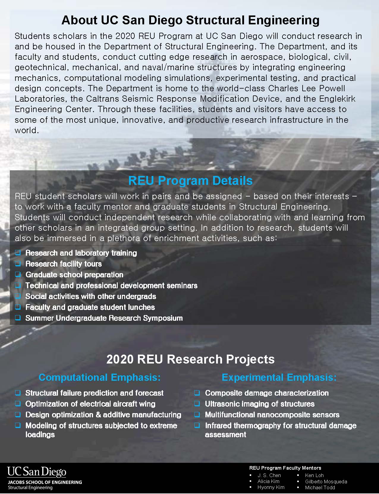 NSF Research Experiences For Undergraduates Program | CEGE ...