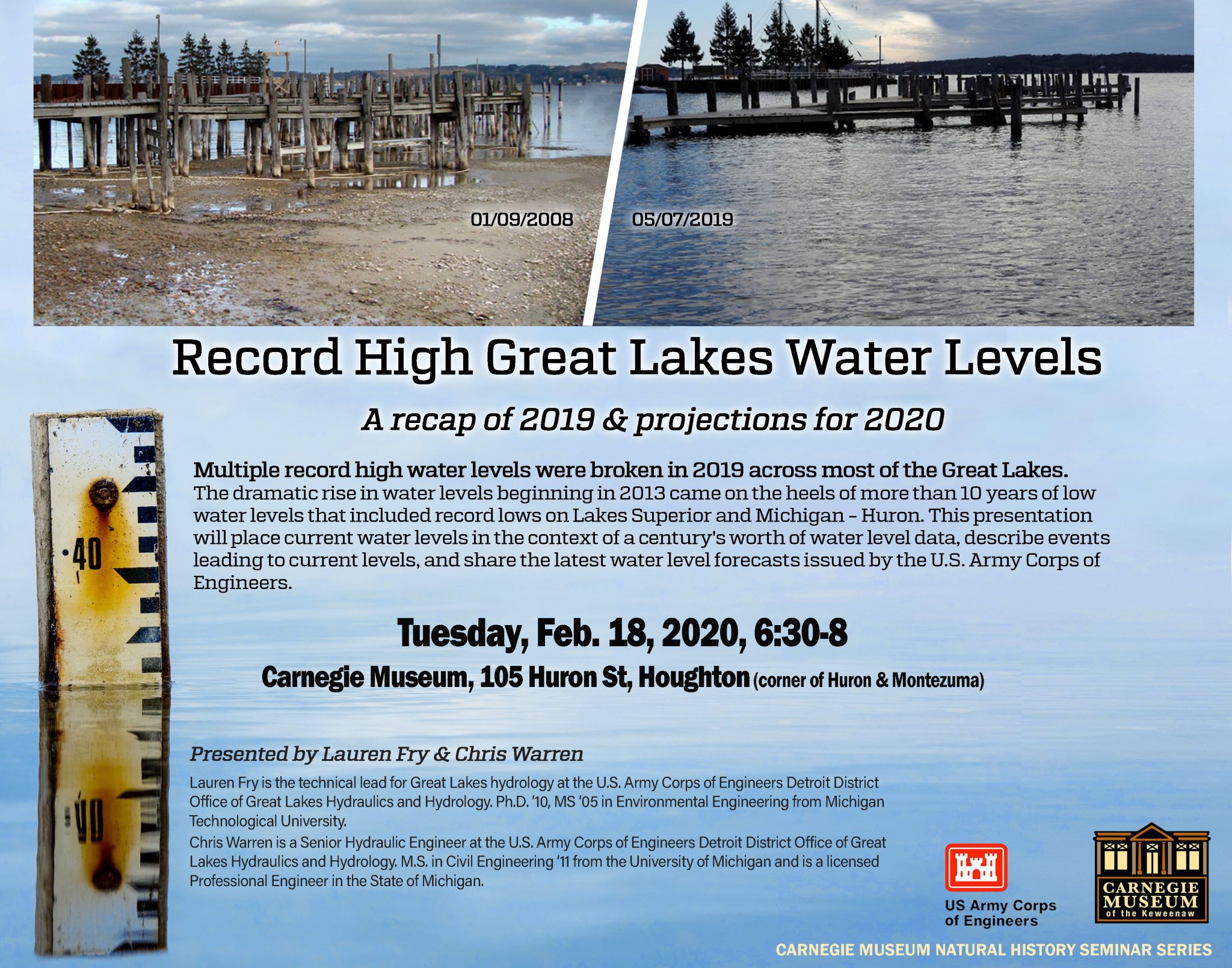 Great Lakes Water Levels Lecture CEGE Undergraduate Advising Blog