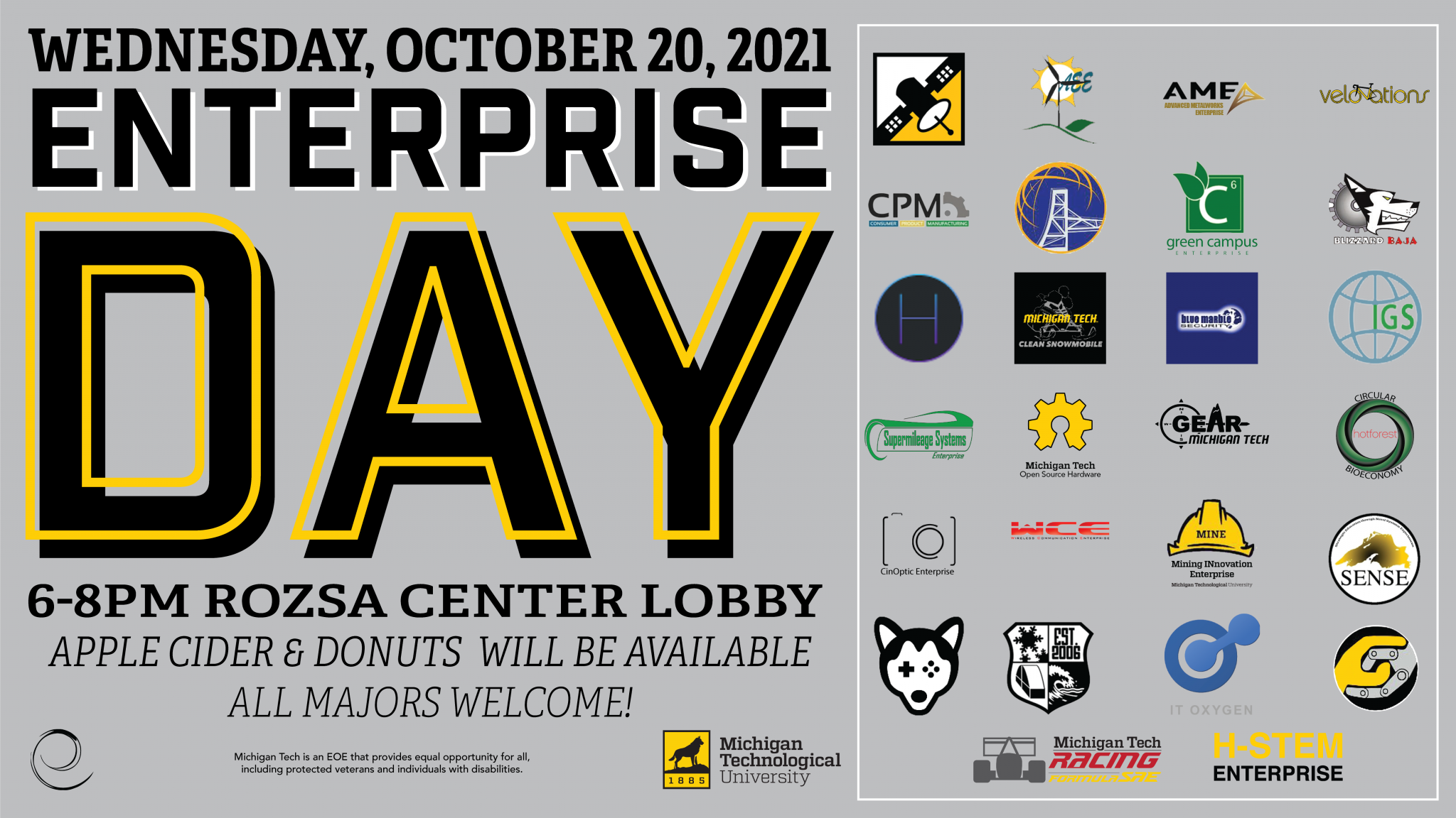 ENTERPRISE DAY Wednesday, Oct 20th CEGE Undergraduate Advising Blog