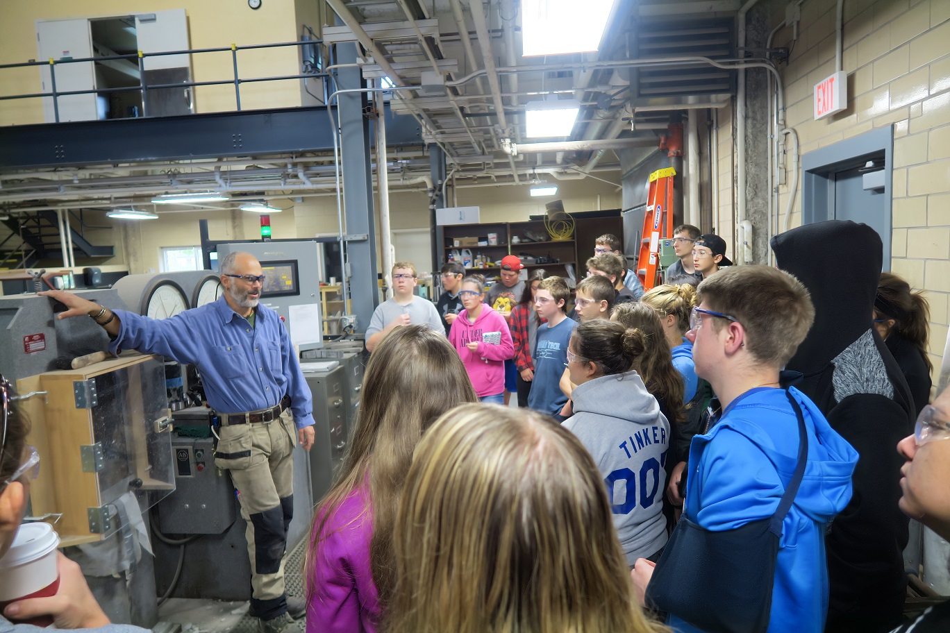 Brimley Area School Students Visit MTU Civil, Environmental, and