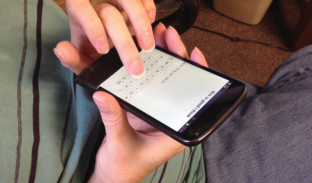 Advancements in Eyes-free Text Entry | Computing News Blog
