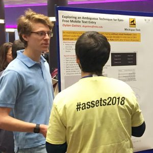 Dylan Gaines at ASSETS 2018