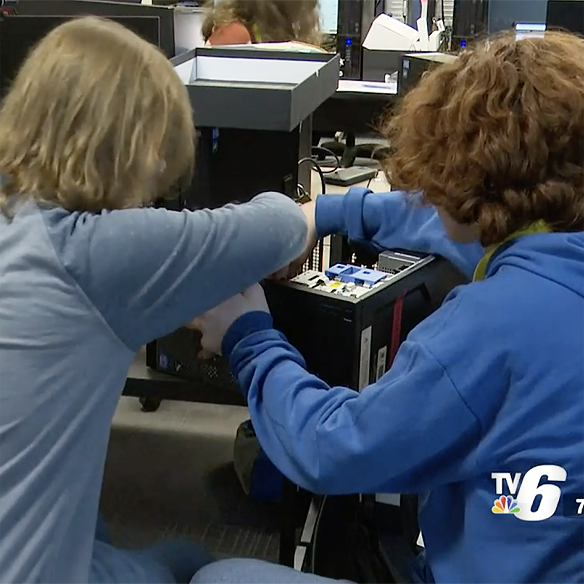 GenCyber Youth Camp Featured in TV6 News Story Computing News Blog