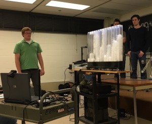 MasterpiECE Mania first place team Physical Spectrum Analyzer by Matthew Linenfelser, Jerry Sommerfeld, Alex Herbst, and Matt Miller