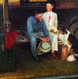 Breaking Home Ties, Normal Rockwell