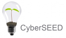 CyberSEED with light bulb and plant growht.
