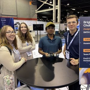 Group picture of the Michigan Tech Bright Manufacturing Challenge team