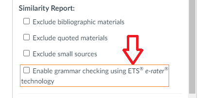 grammar checking available in turnitin elearning blog