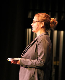 Libby Titus Giving the First-Year Lecture
