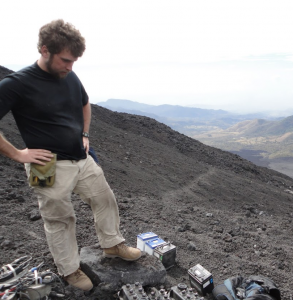 Kyle Brill on Pacaya Volcano