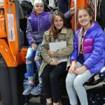 BMS eCYBERMISSION girls visit MDOT garage