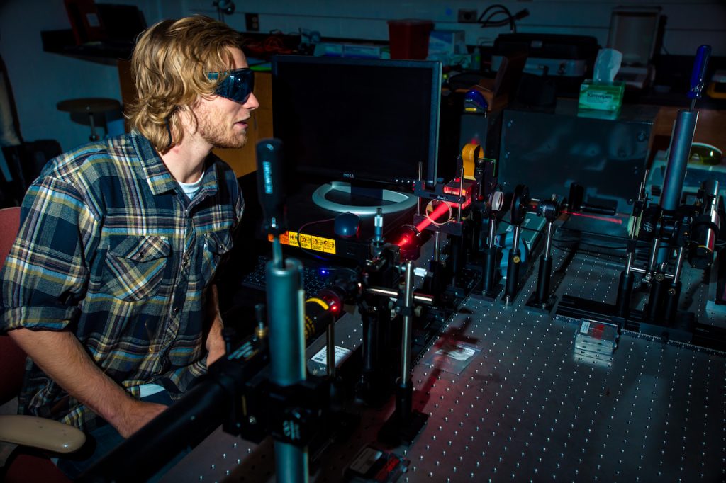 Undergraduate research in the Biomedical Optics Laboratory at Michgan Tech