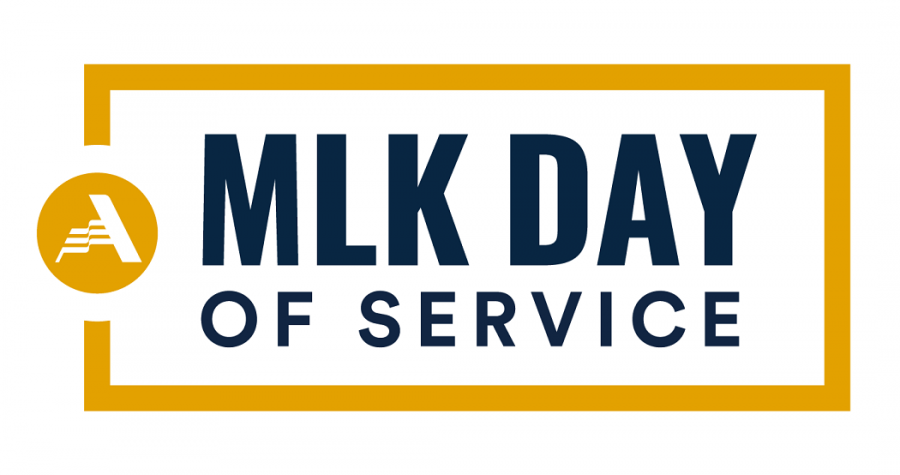MLK Day of Service graphic.
