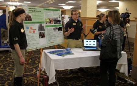 Alternative Energy Enterprise showcases their work at Design Expo, 2015