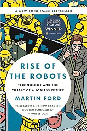 Cover of Martin Ford's book "The Rise of the Robots"