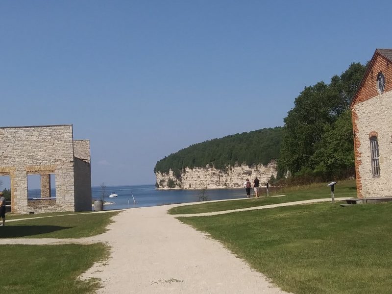 Historic Fayette State Park on the Garden Peninsula, an example of a civil asset.