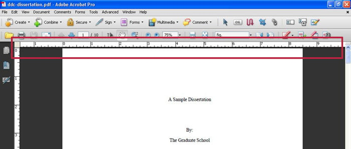 How To Check Your Papersize And Page Number Location Graduate School 