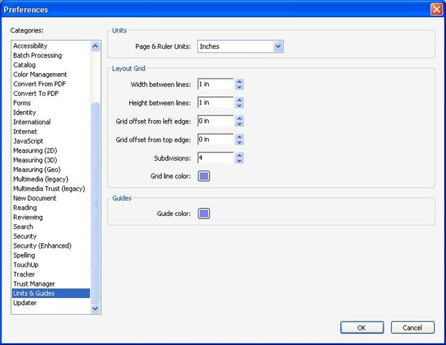 adobe pdf printer driver arch paper sizes