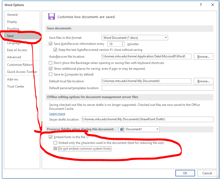 Embedding Fonts In Microsoft Word Graduate School Newsblog