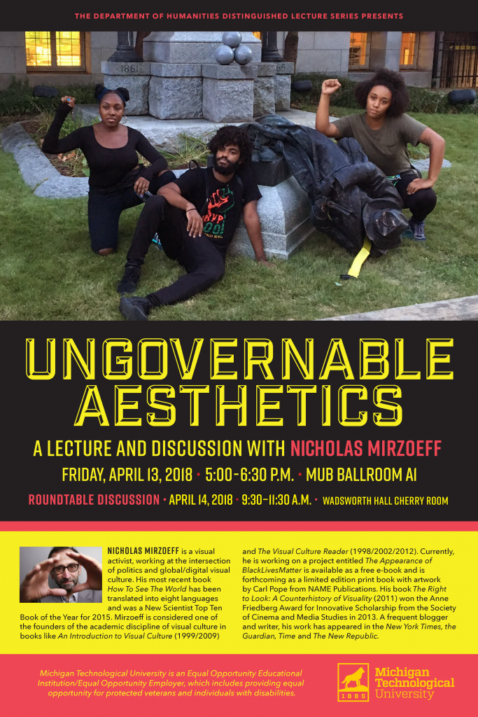 Distinguished Lecture Series Presents Nicholas Mirzoeff Humanities