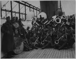 Marching band from world war one