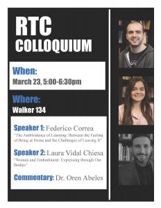 RTC colloquium event poster