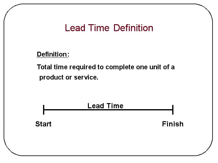 lead time calc